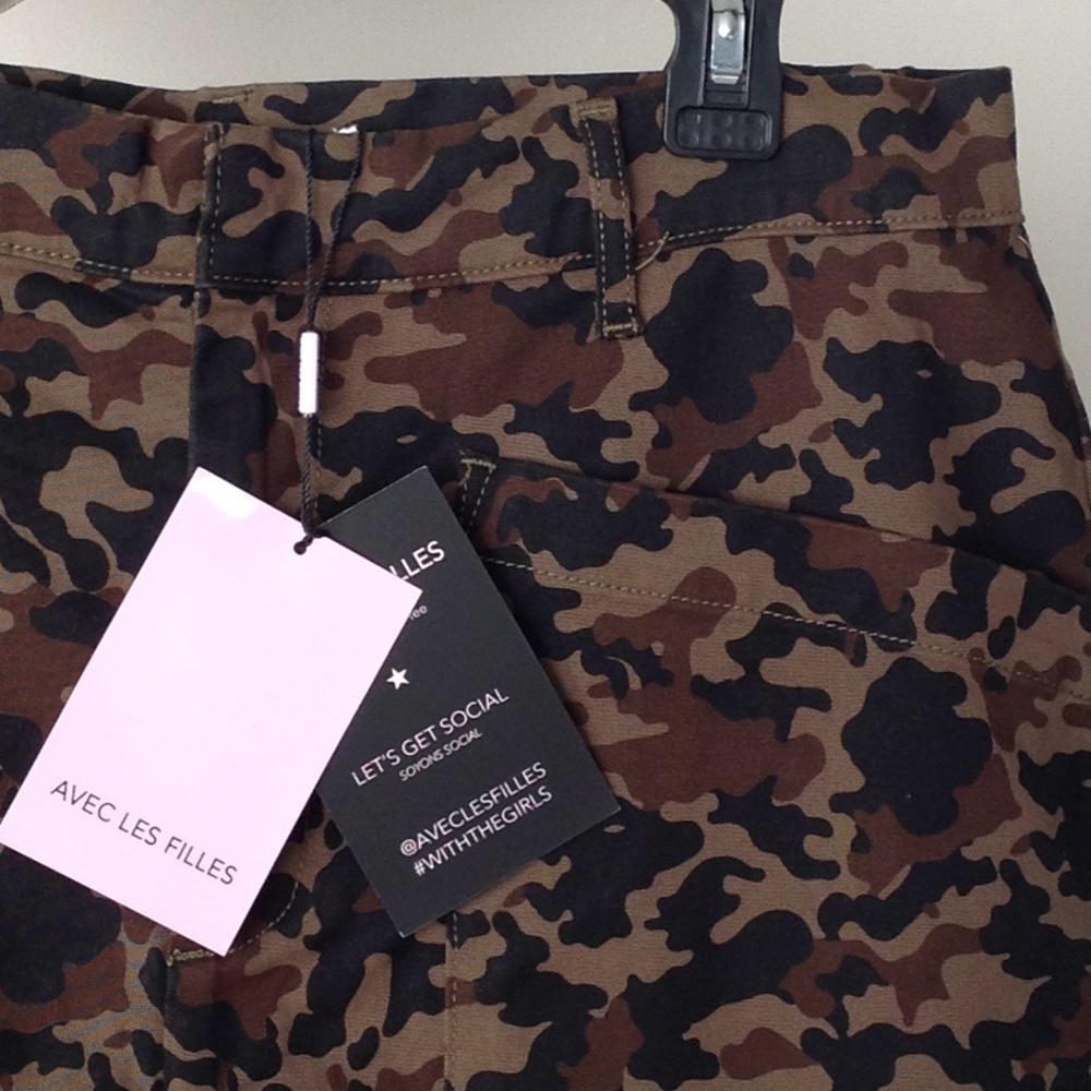 🍂🖤🍂 Avec Les Filles - Camo 'Barrel' Pants - Picture 3 of 9